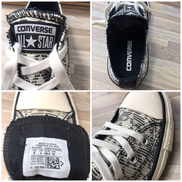 Converse Ctas OX Parchment/Natural Egret LT W - Picture 8 of 9